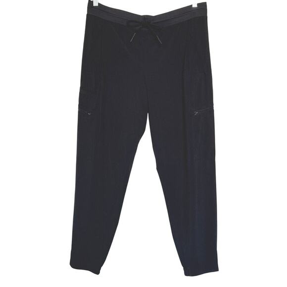 Athleta Women's Venture Pant in Black Athletic Casual Jogger Athleisure Size 14 - Picture 2 of 8